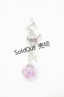 画像1: SEX POT ReVeNGe / スカルチャームイヤリング  シルバー H-26-02-08-1015-SP-AC-KB-ZH