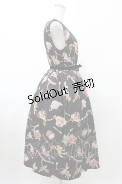 画像3: Jane Marple / The toy boxスクエアドレス  ブラック H-26-02-08-1032-JM-OP-KB-ZH