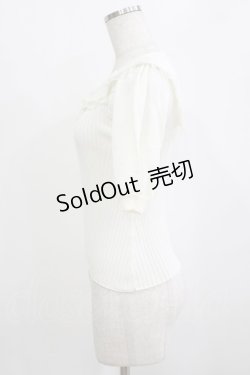 画像2: LIZ LISA / ドットチュールセーラーニット Free オフ H-26-02-08-050-LO-TO-NS-ZH