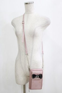 画像1: Lovely Tency / 眞白ありすコラボ/スマホショルダーバッグ  ピンク H-26-02-08-056-GO-BG-NS-ZH