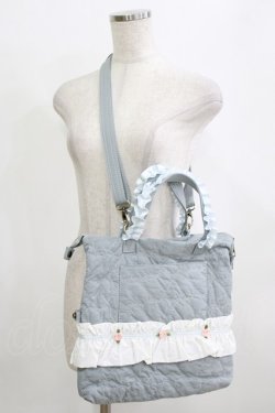 画像1: FLC / 星名桜子/フリルトート  サックス H-26-02-08-057-LO-BG-NS-ZH