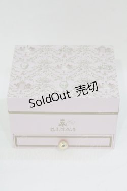 画像1: m petit by misako / ミラー付き収納ボックス(小物ケース)  ピンク H-26-02-08-064-LO-ZA-NS-ZH