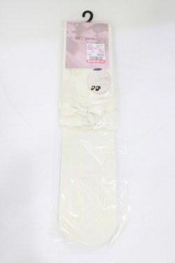 画像1: m petit by misako / AMOVKTPレースリボン  アイボリー H-26-02-08-065-LO-ZA-NS-ZH