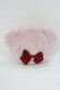 画像1: m petit by misako / AM*クマサンポーチ  ピンク H-26-02-08-066-LO-ZA-NS-ZH (1)