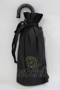 画像1: m petit by misako / AM*フリルミニアンブレラ  ブラック H-26-02-08-079-LO-ZA-NS-ZH