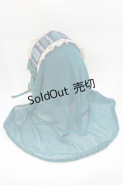 画像2: metamorphose / 薔薇の聖堂 ヴェール付きヘッドドレス  ホーリーグリーン H-26-02-08-083-ME-AC-NS-ZH