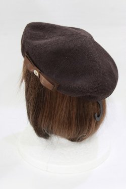 画像2: m petit by misako / NINA`SAMカメオベレー  ブラウン H-26-02-08-084-LO-AC-NS-ZH