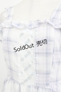 画像4: Alice Mashiro / TT*MAティアードジャンパースカート M オフ/ブルー H-26-02-08-085-PU-OP-NS-ZH