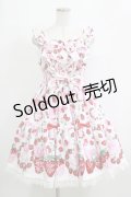 Angelic Pretty / おめかしBerryジャンパースカート Free オフ H-26-02-08-007-AP-OP-NS-ZH