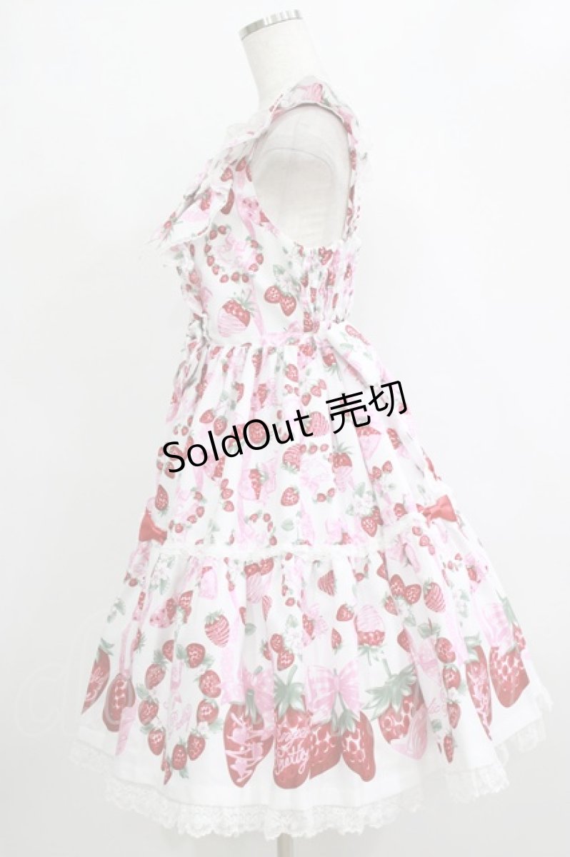 画像2: Angelic Pretty / おめかしBerryジャンパースカート Free オフ H-26-02-08-007-AP-OP-NS-ZH (2)