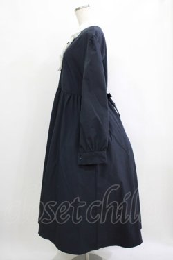 画像2: virally / 星名桜子/クラシックリボンワンピース 3L ネイビー H-26-02-08-008-PU-OP-NS-ZH