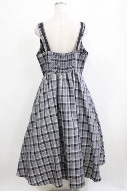 画像3: m petit by misako / AMCHKスクエアネックジャンパースカート 3L グレー H-26-02-08-010-LO-OP-NS-ZH