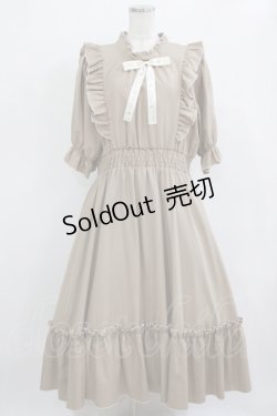 画像1: m petit by misako / NINA'SコラボAMハイショクメローワンピース 3L ベージュ H-26-02-08-012-LO-OP-NS-ZH