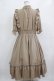画像3: m petit by misako / NINA'SコラボAMハイショクメローワンピース 3L ベージュ H-26-02-08-012-LO-OP-NS-ZH (3)