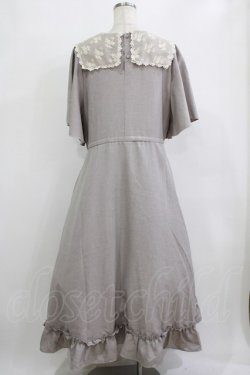 画像3: m petit by misako / TT*AOKレースセーラーワンピース 3L グレー H-26-02-08-013-LO-OP-NS-ZH