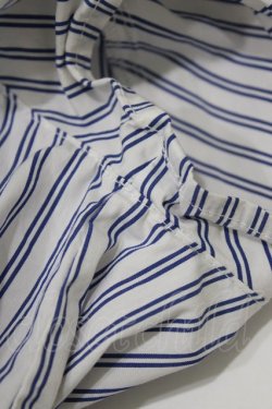 画像4: F&A / フレンチスリーブストライプシャツワンピース Free OFF×NAVY H-26-02-08-017-LO-OP-NS-ZH