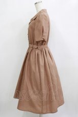 画像2: F&A / 5分袖開衿シャツワンピース Free BEIGE H-26-02-08-020-LO-OP-NS-ZH (2)