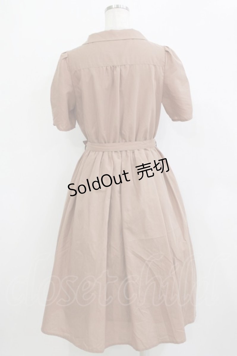 画像3: F&A / 5分袖開衿シャツワンピース Free BEIGE H-26-02-08-020-LO-OP-NS-ZH (3)