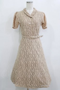 画像1: an another angelus / 総レースダブル釦ワンピース Free BEIGE H-26-02-08-023-CA-OP-NS-ZH