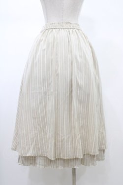 画像2: axes femme / 連ボタンミディスカート Free ベージュ H-26-02-09-044-AX-SK-NS-ZH