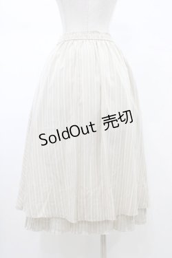 画像2: axes femme / 連ボタンミディスカート Free ベージュ H-26-02-09-044-AX-SK-NS-ZH