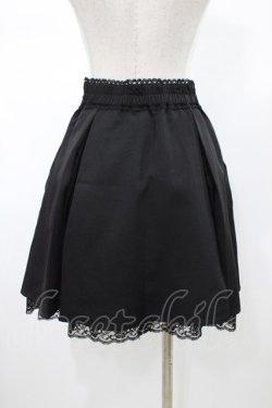 画像2: DearMyLove / 大きめリボンレース切替スカート M ブラック H-26-02-09-045-EL-SK-NS-ZH