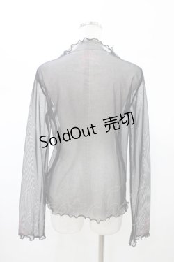 画像2: axes femme / 彼岸花PTシアートップス Free ブラック H-26-02-09-047-AX-TO-NS-ZH