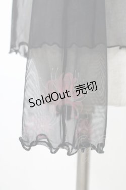 画像5: axes femme / 彼岸花PTシアートップス Free ブラック H-26-02-09-047-AX-TO-NS-ZH