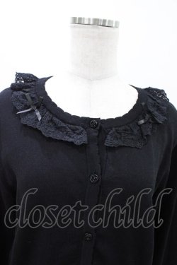 画像3: m petit by misako / TT*AOKフリルニットCD LL ブラック H-26-02-09-049-LO-TO-NS-ZH