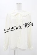 m petit by misako / AM マルエリフリルブラウス LL 生成り H-26-02-09-051-LO-BL-NS-ZH
