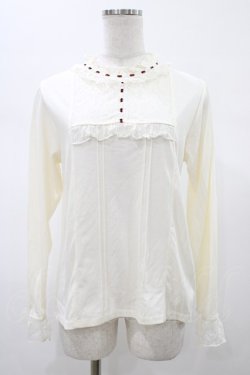 画像1: axes femme / 静電気防止レース切替インナー Free 生成り H-26-02-09-053-AX-TO-NS-ZH