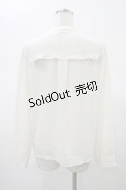 画像2: axes femme / コスモス刺繍ブラウスプルオーバー Free 生成り H-26-02-09-054-AX-BL-NS-ZH