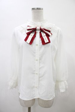 画像1: axes femme / マイメロディ/ブラウス Free オフ/レッド H-26-02-09-057-AX-BL-NS-ZH