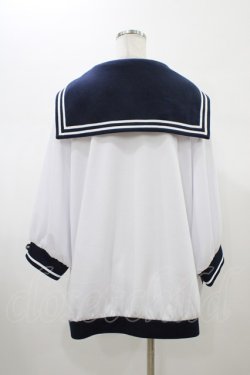 画像2: IRO+IRO / ペンギンセーラー襟フードパーカー Free オフ H-26-02-09-059-LO-TO-NS-ZH