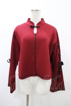 画像1: axes femme POETIQUE / オリエンタルカットプルオーバー M ワイン H-26-02-09-060-AX-TO-NS-ZH