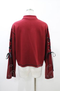 画像2: axes femme POETIQUE / オリエンタルカットプルオーバー M ワイン H-26-02-09-060-AX-TO-NS-ZH