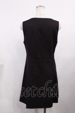 画像2: Fi.n.t  / ストライプジレジャンパースカート Free WINE RED H-26-02-09-1005-LO-OP-NS-ZH