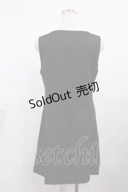 画像2: Fi.n.t  / ストライプジレジャンパースカート Free WINE RED H-26-02-09-1005-LO-OP-NS-ZH