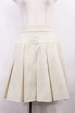 画像1: Fi.n.t / ローウエスト切替プリーツミニスカート Free IVORY H-26-02-09-1009-CA-SK-NS-ZH