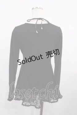 画像2: axes femme / 裾プリーツトップス M ブラック H-26-02-09-1015-AX-TO-NS-ZH