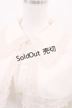 画像4: Innocent World / ケープ付きセシルブラウス M 生成×生成/Beige×Beige H-26-02-09-1018-IW-BL-NS-ZH