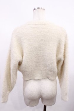 画像2: F i.n.t / リボン釦フェザーニットカーディガン Free OFF WHITE H-26-02-09-1021-CA-TO-NS-ZH