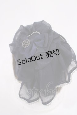 画像2: metamorphose / Magical moon light サイドフリル円形カチューシャ  ネイビー H-26-02-09-1026-ME-AC-NS-ZH