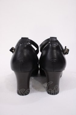 画像3: ALICE and the PIRATES / クラシカルコンビパンプス M ブラック H-26-02-09-1033-PA-SH-NS-ZH