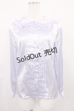 画像1: Nile Perch / サテンブラウス Free ラベンダー H-26-02-09-1034-LO-BL-NS-ZH