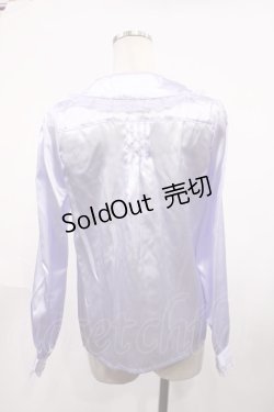 画像2: Nile Perch / サテンブラウス Free ラベンダー H-26-02-09-1034-LO-BL-NS-ZH