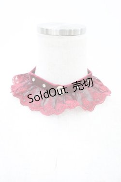 画像1: Virally / 星名桜子/レースチョーカー  ワイン H-26-02-09-010-0-AC-NS-ZH