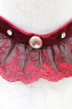 画像2: Virally / 星名桜子/レースチョーカー  ワイン H-26-02-09-010-0-AC-NS-ZH