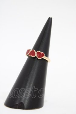 画像2: m petit by misako / AM3Pハートラインリング 13号×1/11号×2 ゴールド H-26-02-09-011-LO-AC-NS-ZH