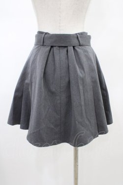 画像2: evelyn / タックベルトスカート Free グレー H-26-02-09-020-LO-SK-NS-ZH